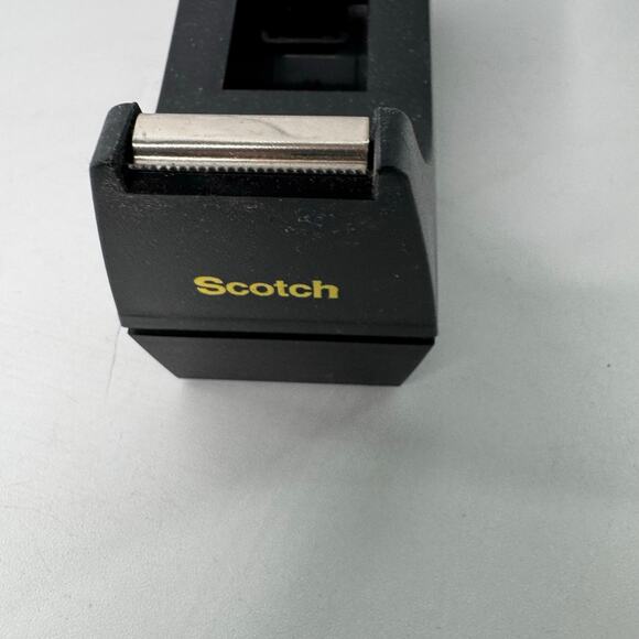 1986 Vtg Scotch C-38 Putty Single-Roll Weighted Tape Dispenser open box - Picture 6 of 8